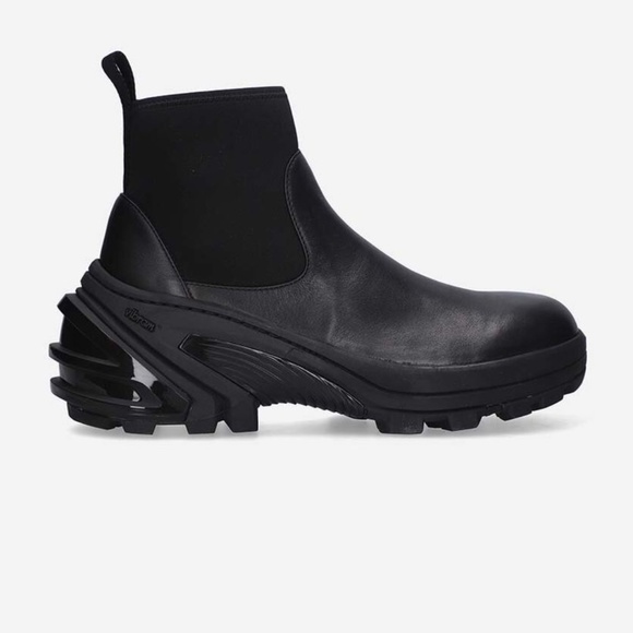 1017 ALYX 9SM Leather Mid Boots Size 6 - Picture 12 of 15